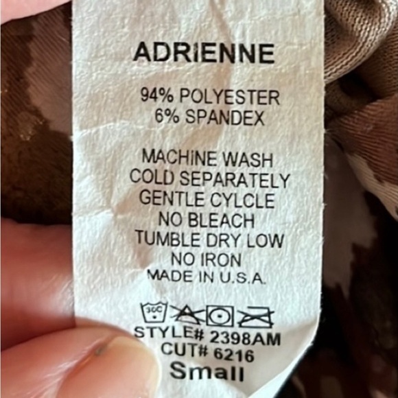 Women's Leopard Print Oversized Blouse Sz S - Picture 8 of 8